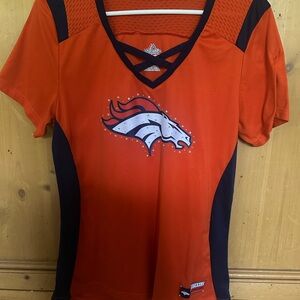Women's Bronco Orange Athletic Top